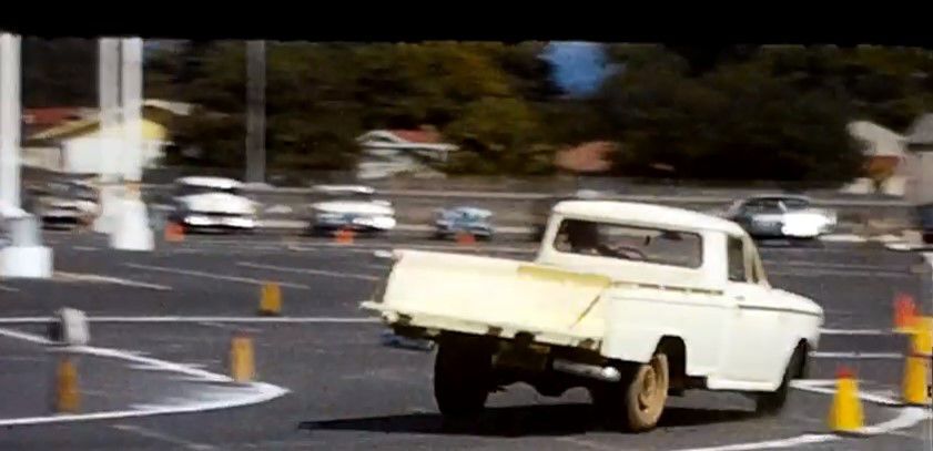 A 1966 Napa parking lot auto race
